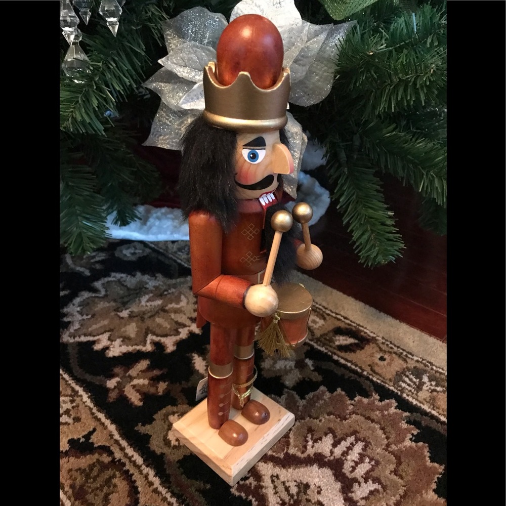 🆕 Nutcracker Wooden 15” Drummer - Picture 3 of 8